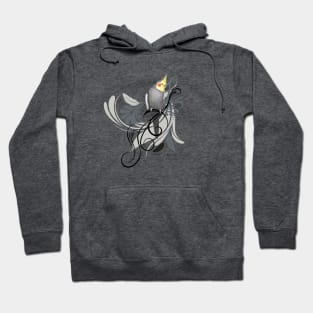 Gray Cockatiel Hoodie